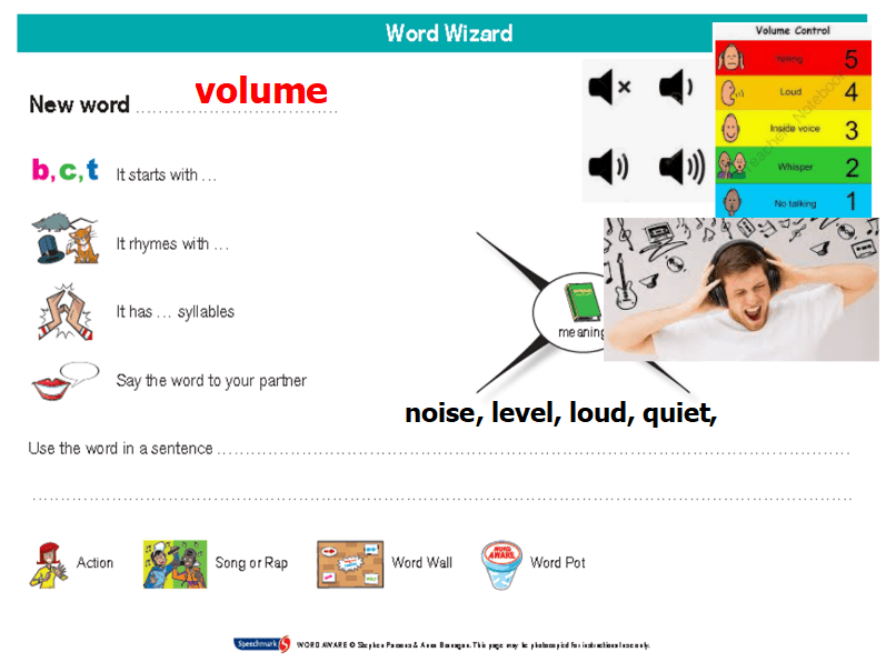 Word Aware Volume