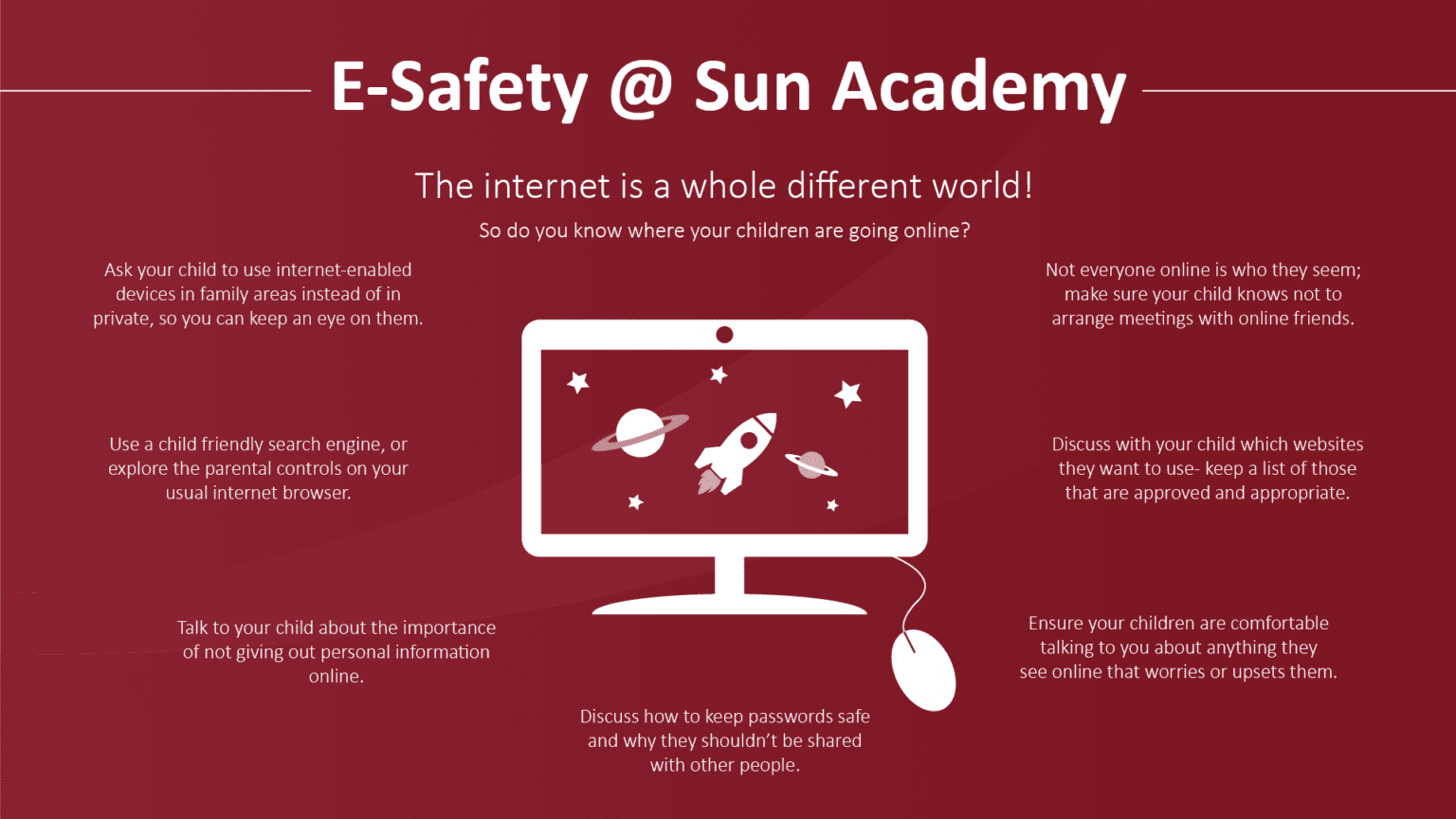 E-safety - Sun Academy Bradwell